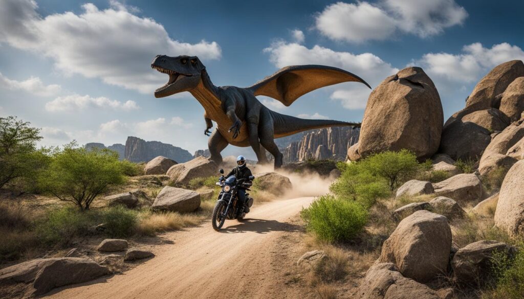 Dinosaur Valley Park motorcycle ride