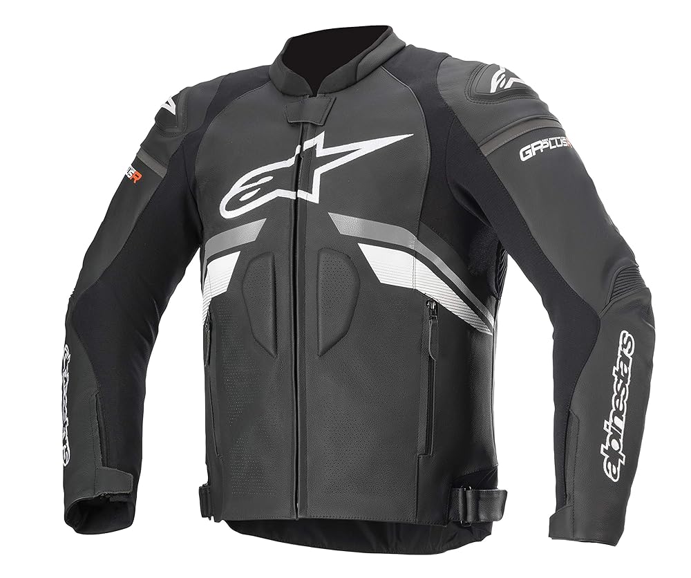 Alpinestars GP Plus R v3 Airflow Leather Jacket (52) (Black/Grey/White)