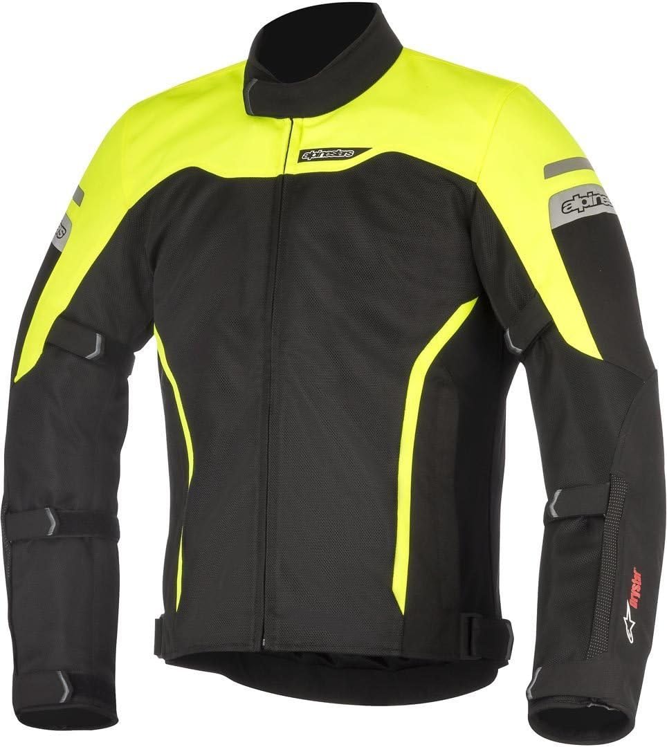 Alpinestars Leonis Men's Street Motorcycle Jackets - Black/Yellow/Medium