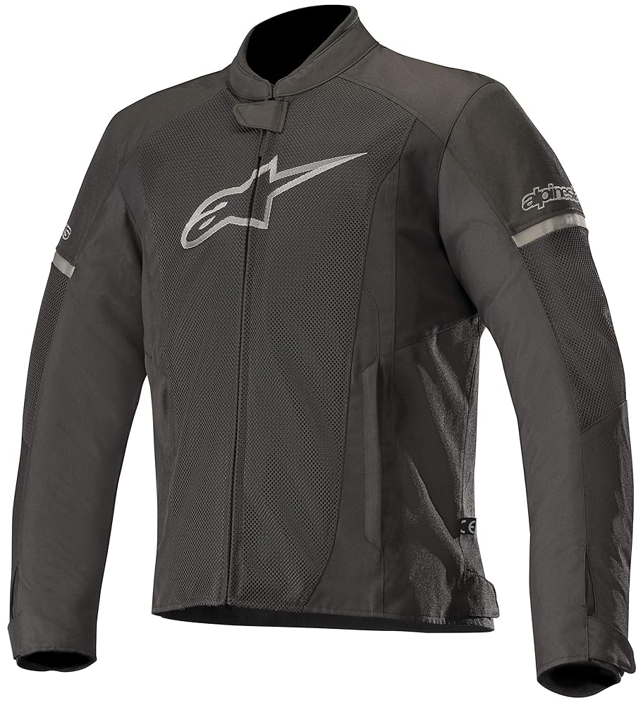Alpinestars Men's T-Faster Air Motorcycle Jacket, Black/Black, 2X-Large