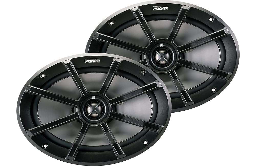 Kicker 6x9 Polairs/ATV/UTV/RZR Marine Motorcycle Speakers