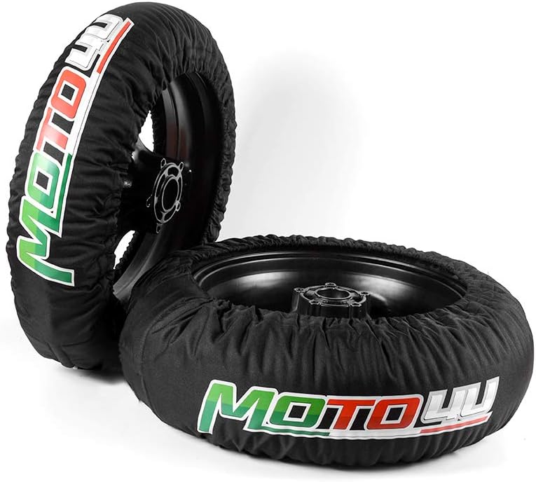 MOTO4U Tyre Warmers Set - Racing Motorcycle Superbike