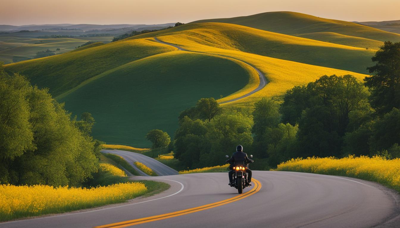 motorcycle rides in kansas