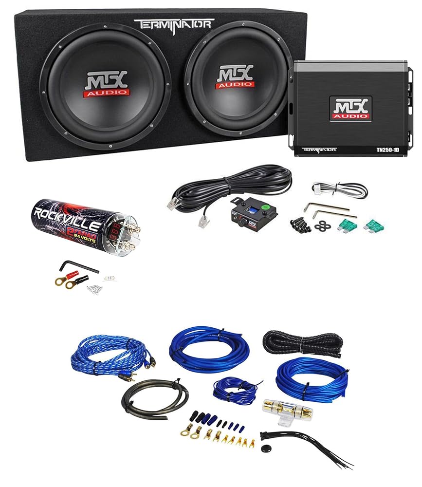 MTX Terminator Subwoofer Package with Accessories