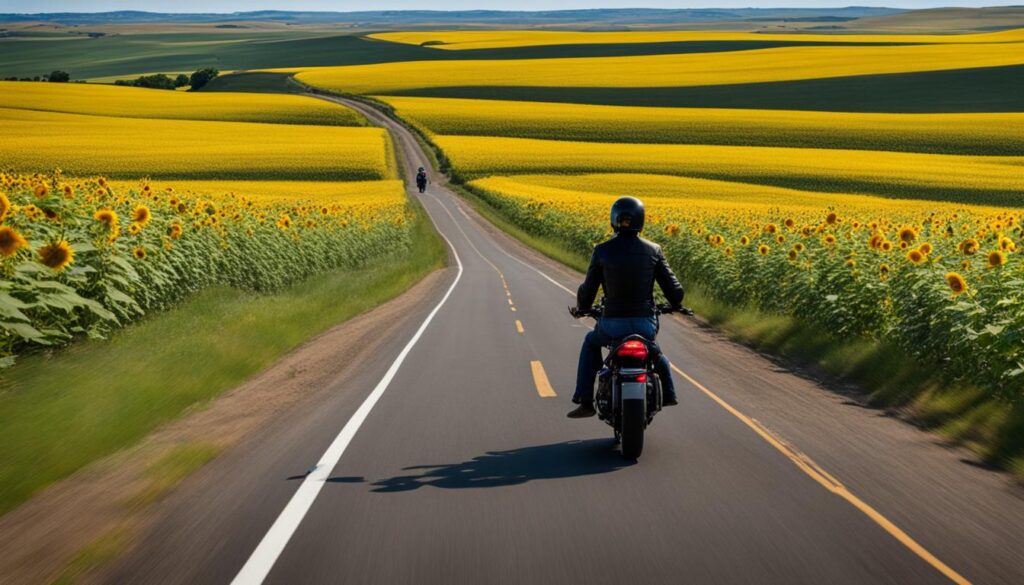 scenic motorcycle rides Kansas